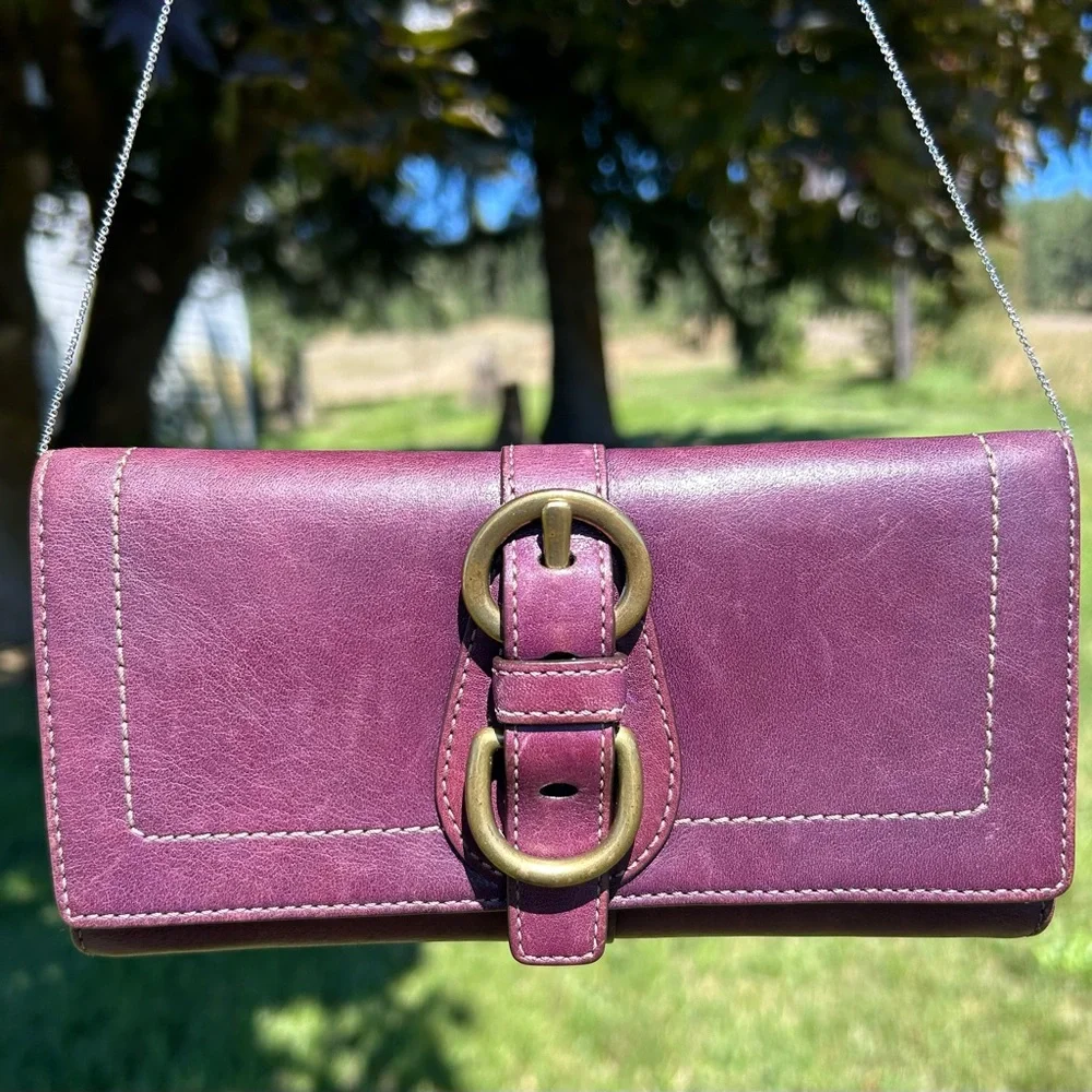 COACH Garcia Legacy Trifold Long Wallet